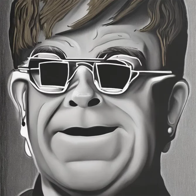 Elton John in the style of Lisa Yuskavage     28